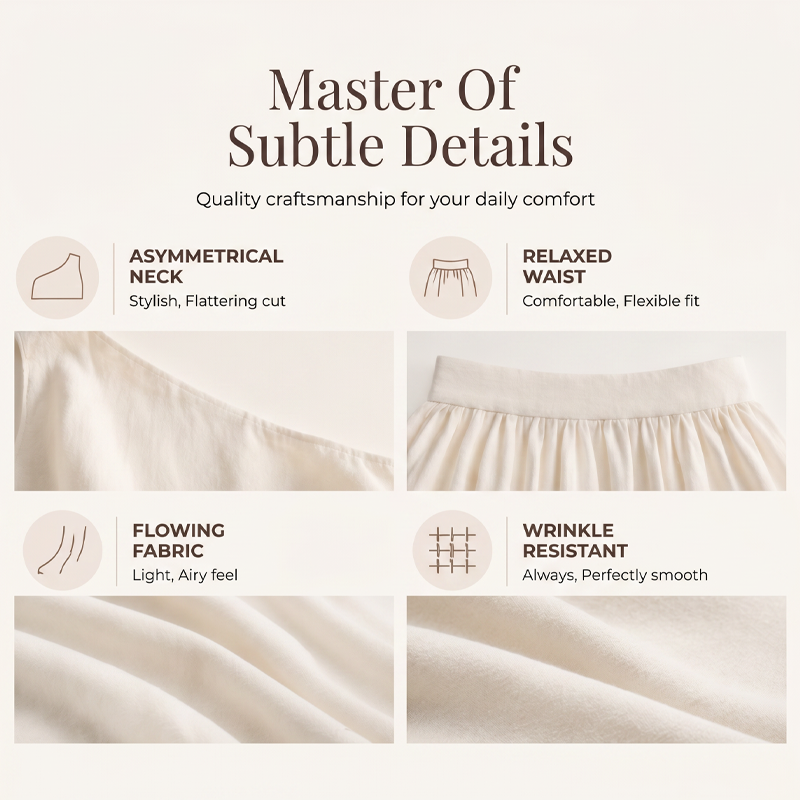 ✨ 2-teiliges Set – schulterfreies Top & weite Hose – figurschmeichelnd, knitterarm & vielseitig kombinierbar – einzeln oder zusammen tragbar – für jeden Anlass geeigne