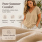 👕☀️🌿 BEFRISTETES ANGEBOT 50% RABATT! Damen V-Ausschnitt T-Shirt für den Sommer – Weiche, atmungsaktive leichte Baumwollmischung – Perfekt für lässige Tage, Besorgungen oder entspannte Wochenendmorgen 🌸😌