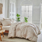 🛏️ 50 % RABATT! ☁️ Elegantes Bettwäsche-Set mit Faltenwurf-Design