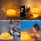 🍩 ✨Donutformad LED-bordslampa med touch – steglös dimning, 3 ljuslägen & USB-laddning
