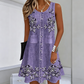 💎 Der Sommerhit 2026 – der Wahnsinn! Ärmelloses Blumenmuster-Kleid mit Knopfleiste für Damen