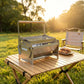 Tragbarer Edelstahl-BBQ-Grill mit Wendefunktion