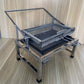 Tragbarer Edelstahl-BBQ-Grill mit Wendefunktion