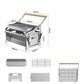 Tragbarer Edelstahl-BBQ-Grill mit Wendefunktion