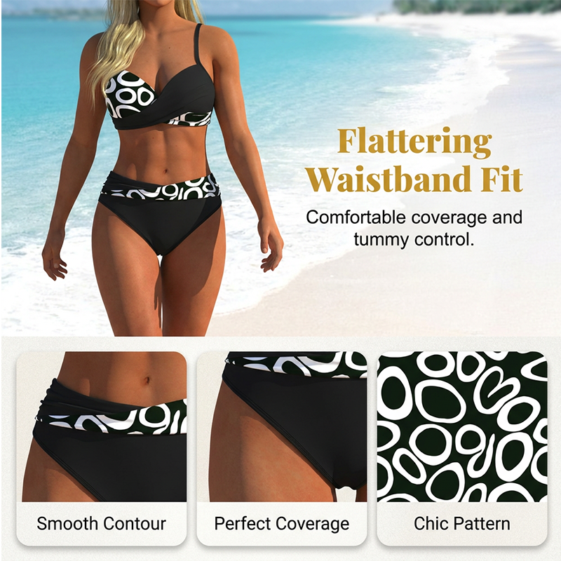 👙 50% RABATT! 🌺 Sommerlicher Bikini mit Print – Sexy, zweiteilig & vielseitig – Perfekt für Strand, Pool oder Sonnenbaden – leicht, bequem & schnell trocknend ☀️✨