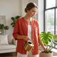 Sommerbluse für Damen in lockerer Passform