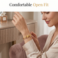 Women's Elegant Flower Open Bangle