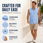 Herren Sommer ärmelloses Button-Down-Hemd