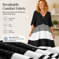 Damen Sommer V-Ausschnitt-Knopfleisten-Maxikleid