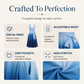 Elegantes Damenkleid mit V-Ausschnitt, Farbverlauf und Taschen