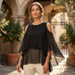 ⌛Zeitlich begrenztes Angebot – Damen Sommer Cold-Shoulder-Rüschen-Oberteil