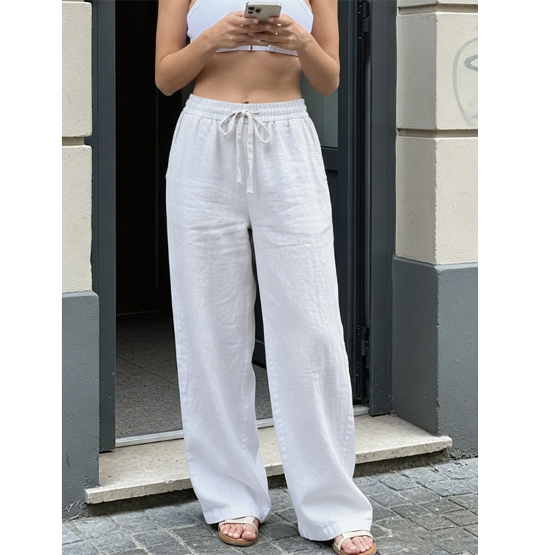 👖Lässige Damenhose mit geradem Bein