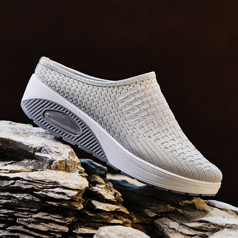 ⭐ 4,9 Sterne – nicht ohne Grund! Atmungsaktive Mesh-Plateauslipper für Damen