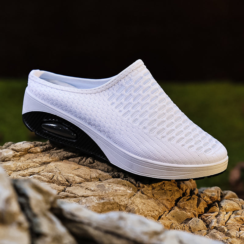 ⭐ 4,9 Sterne – nicht ohne Grund! Atmungsaktive Mesh-Plateauslipper für Damen