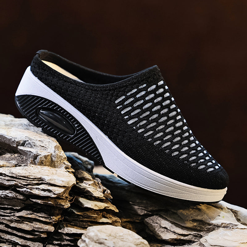 ⭐ 4,9 Sterne – nicht ohne Grund! Atmungsaktive Mesh-Plateauslipper für Damen