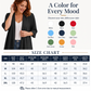 Damen leichter Chiffon-Cardigan mit offener Vorderseite
