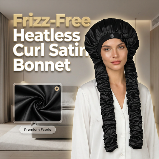 Hitzefreie Locken-Satin-Schlafhaube