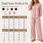 ⏰ Countdown läuft – 50% nur noch 3 Tage! 🌺Set aus langärmeligem Oberteil mit V-Ausschnitt und Hose für Damen
