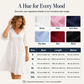 Sommerkleid für Damen in A-Linie mit Stufenschnitt und Quasten