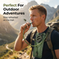 💦 50% RABATT! 🏕️ 2L Trinkblase mit Schnellverschluss-Schlauch – BPA-frei, auslaufsicher & einfacher Zugang – Perfekt für Wandern, Radfahren & Outdoor-Abenteuer 🚵‍♂️