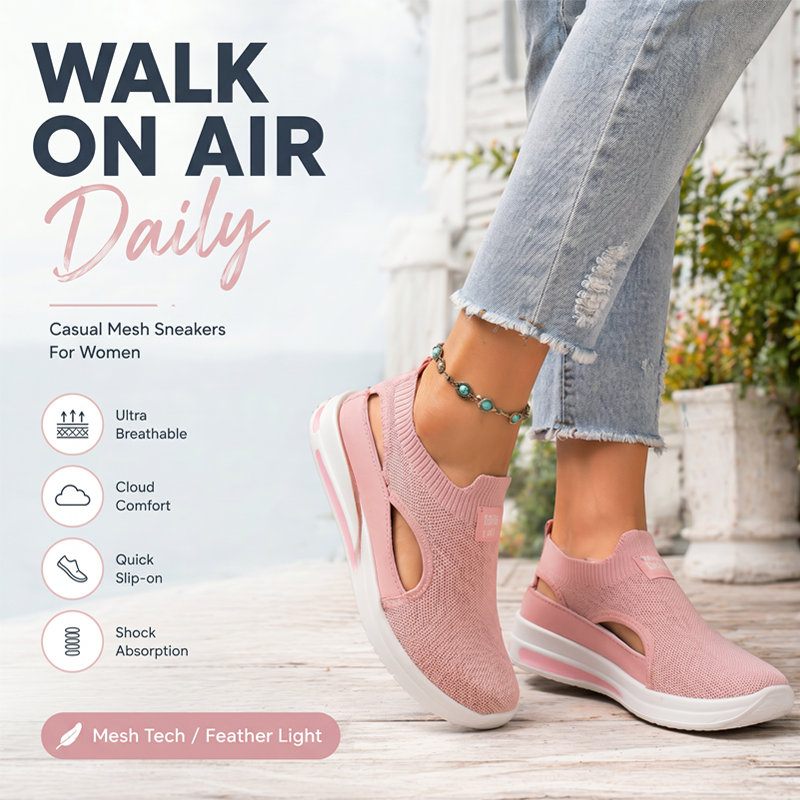 💞 Über 100.000 verkauft – der beliebteste Hit – jetzt zum halben Preis ✨Sommer-Slip-On-Wanderschuhe für Damen