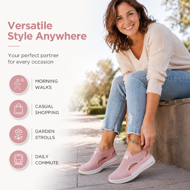 💞 Über 100.000 verkauft – der beliebteste Hit – jetzt zum halben Preis ✨Sommer-Slip-On-Wanderschuhe für Damen