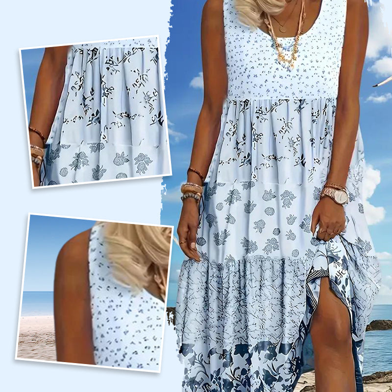 ⌛Zeitlich begrenztes Angebot – Ärmelloses Damenkleid im Boho-Stil