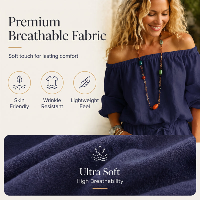 ⏰ Countdown läuft – 50% nur noch 3 Tage! Off-Shoulder-Jumpsuit für Damen