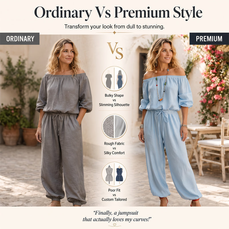 ⏰ Countdown läuft – 50% nur noch 3 Tage! Off-Shoulder-Jumpsuit für Damen