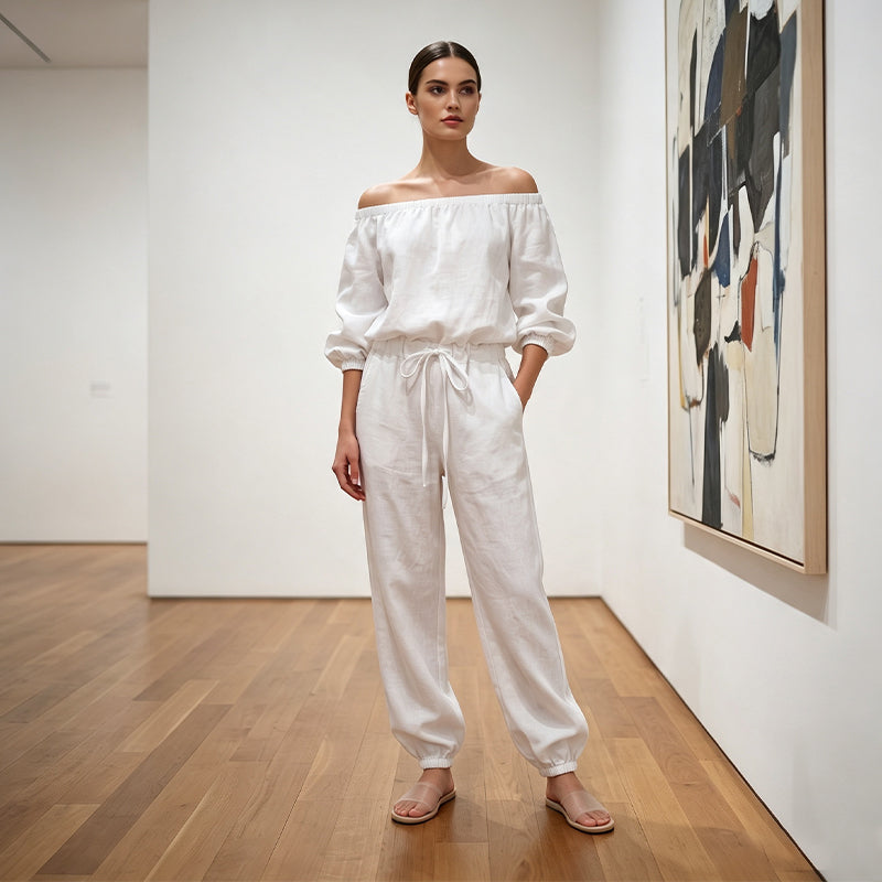 ⏰ Countdown läuft – 50% nur noch 3 Tage! Off-Shoulder-Jumpsuit für Damen