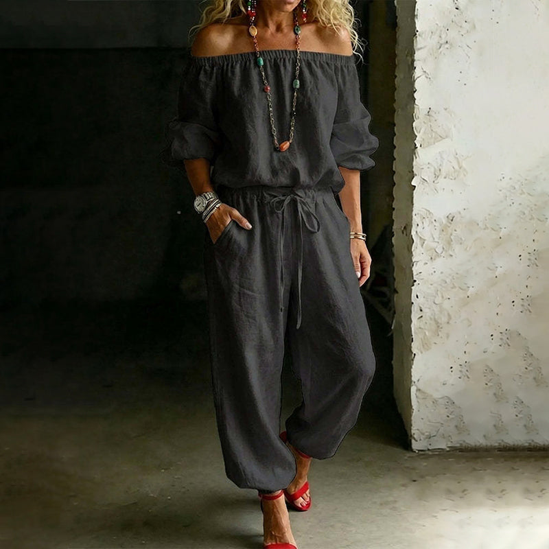 ⏰ Countdown läuft – 50% nur noch 3 Tage! Off-Shoulder-Jumpsuit für Damen