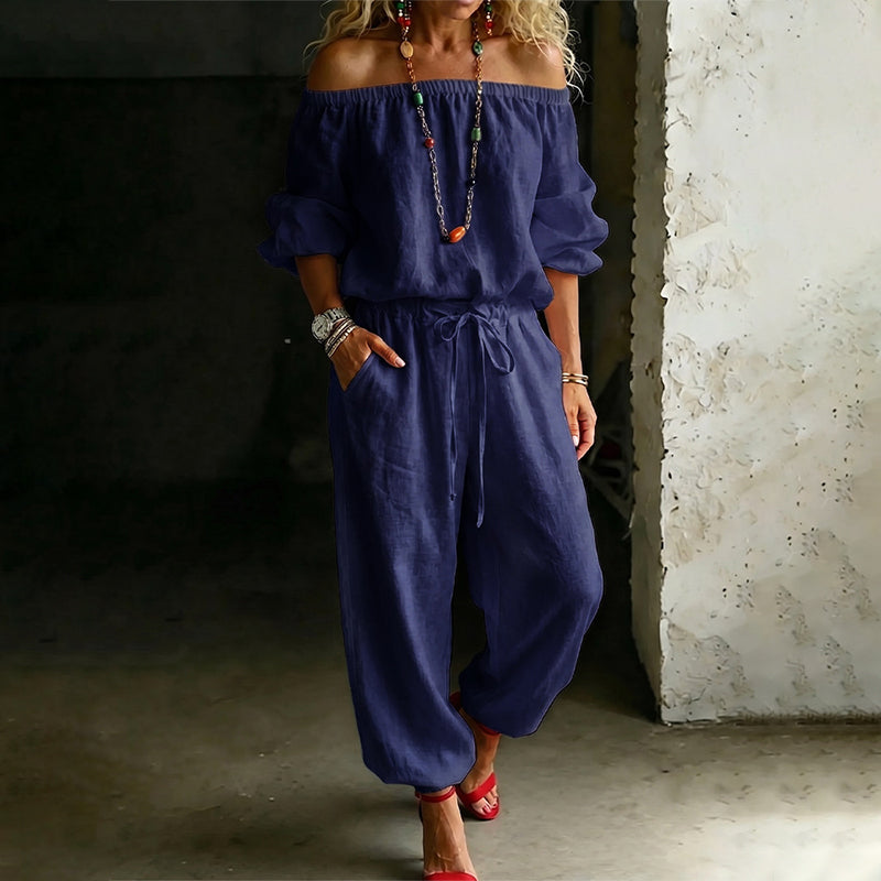 ⏰ Countdown läuft – 50% nur noch 3 Tage! Off-Shoulder-Jumpsuit für Damen