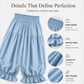 🎉🎉Damen lässige Rüschensaum-Laternenhose💕
