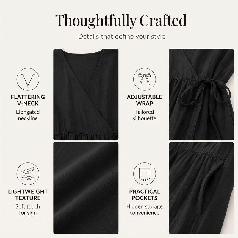 🔥 50 % RABATT 👗 Elegantes Damenkleid mit Bindegürtel