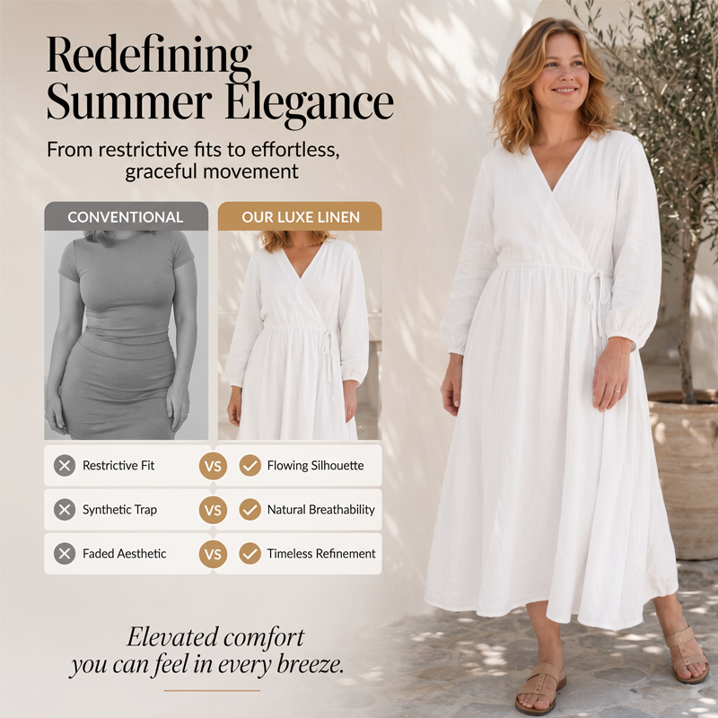 🔥 50 % RABATT 👗 Elegantes Damenkleid mit Bindegürtel