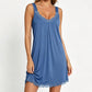 👗🌙 50% RABATT! Damen Spitzen-V-Ausschnitt Nachthemd – Lockeres Modal Unterkleid – Bequem, atmungsaktiv & perfekt für erholsamen Schlaf ✨