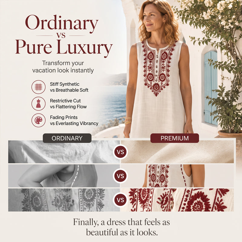 🌺Ärmelloses Maxikleid für Damen mit Digitaldruck