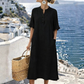 🔔 Letzte 100 Stück – solange der Vorrat reicht!👗Lässiges Sommerkleid mit Knöpfen für Damen