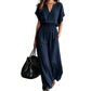Damen Freizeit-Baumwoll-Leinen-Loungewear-Set