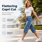 Damen Capri-Jeans mit geradem Bein