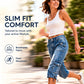 Damen Capri-Jeans mit geradem Bein