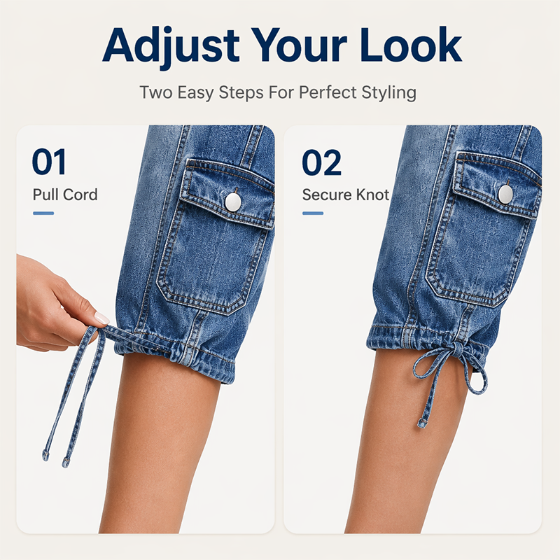 Damen Capri-Jeans mit geradem Bein