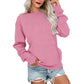 Damen Lässiges Oversized Rundhals-Sweatshirt