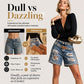 ⌛Zeitlich begrenztes Angebot – Damen-Rhinsten-Ripped-Denim-Shorts
