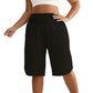 📢📢50% RABATT !!⏰Damen Lässige Weite-Bein Knielange Shorts