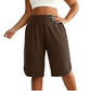 📢📢50% RABATT !!⏰Damen Lässige Weite-Bein Knielange Shorts