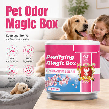Gel zur Beseitigung von Tiergerüchen, 160 g, „Purifying Magic Box“