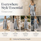 Damen lässig locker sitzendes Batikdruck-Kleid