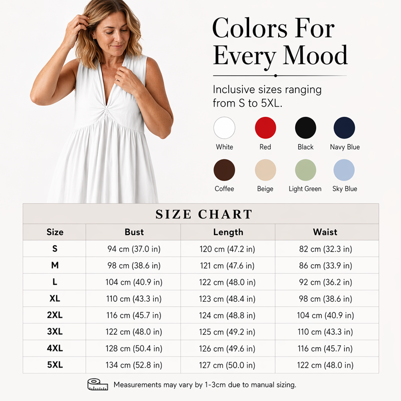 ✨🛍️Neu eingetroffen – Plisseekleid mit V-Ausschnitt und Seitentaschen – Leicht und luftig, ideal für Strandspaziergänge oder einen Brunch 🍃