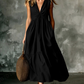 ✨🛍️Neu eingetroffen – Plisseekleid mit V-Ausschnitt und Seitentaschen – Leicht und luftig, ideal für Strandspaziergänge oder einen Brunch 🍃
